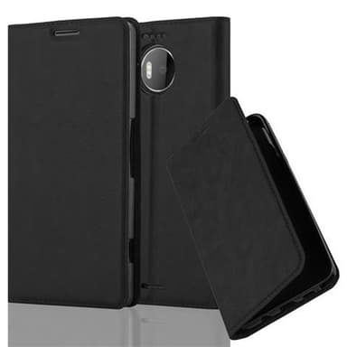 Nokia Lumia 950 XL Suojakuori Lompakkokotelo (Musta)