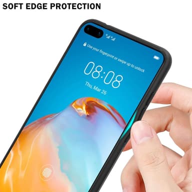 Huawei P40 Suojakuori Kotelo (Musta)
