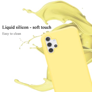 Samsung Galaxy A32 5G Suojakuori Kotelo (Keltainen)