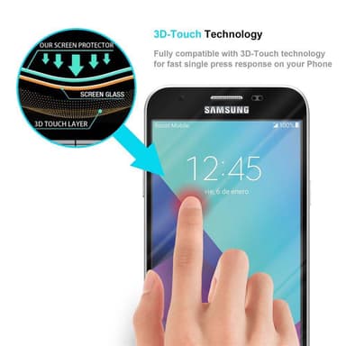 Samsung Galaxy J5 2017 Suojakalvo Karkaistu lasi