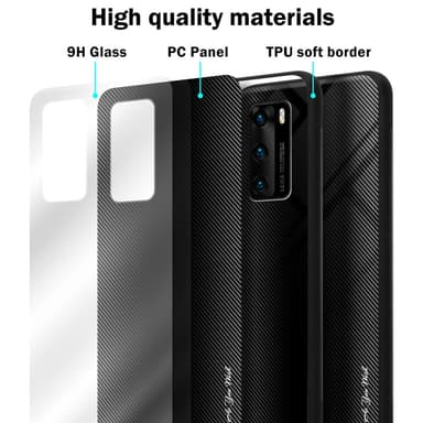 Huawei P40 Suojakuori Kotelo (Musta)