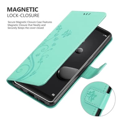 Huawei MATE 10 PRO Suojakuori Lompakkokotelo (Turkoosi)