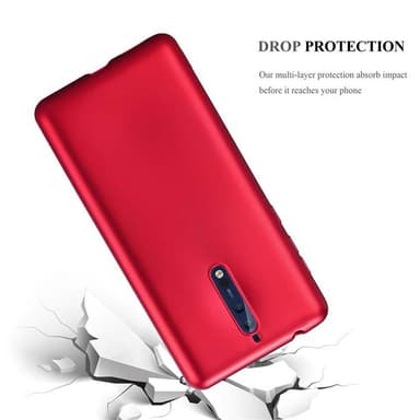 Nokia 8 2017 Suojakuori Kotelo (Punainen)