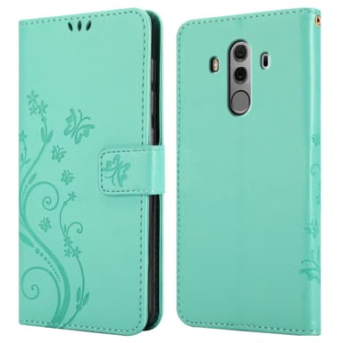 Huawei MATE 10 PRO Suojakuori Lompakkokotelo (Turkoosi)
