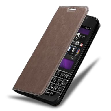 Blackberry Q10 Suojakuori Lompakkokotelo (Ruskea)