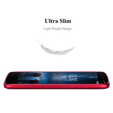 Nokia 8 2017 Suojakuori Kotelo (Punainen)