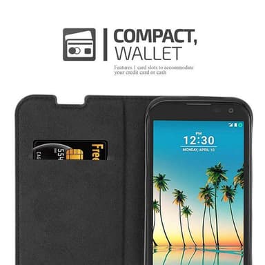 LG K3 2017 Suojakuori Lompakkokotelo (Punainen)