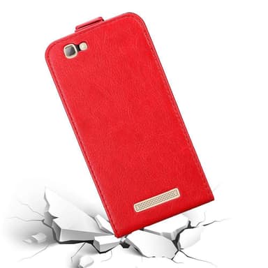 ZTE Blade A612 Suojakuori Lompakkokotelo (Punainen)