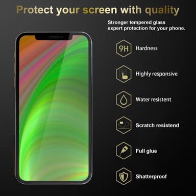 iPhone 13 Näytönsuoja Karkaistu lasi Suojakalvo
