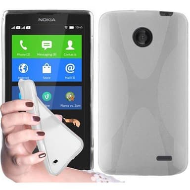 Nokia X Suojakuori Cover (Läpinäkyvä)