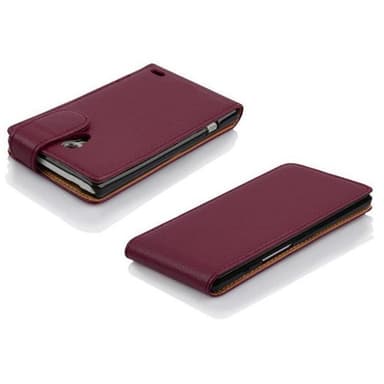 LG L90 (1. SIM) Suojakuori Lompakkokotelo (Violetti)