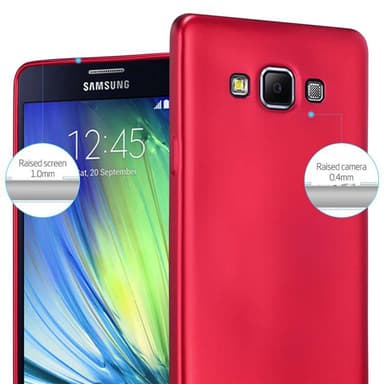 Samsung Galaxy A7 2015 Suojakuori Kotelo (Punainen)