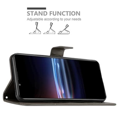 Sony Xperia PRO-I Suojakuori Lompakkokotelo (harmaa)