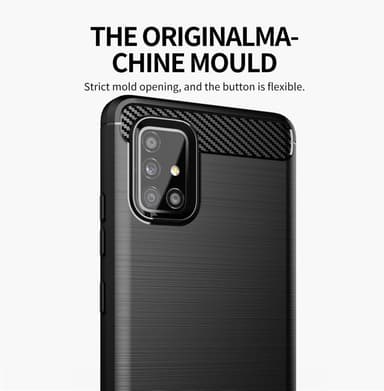 Suojakuori Samsung Galaxy A51 5G Kotelo (Musta)