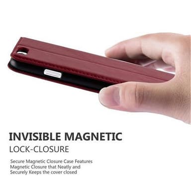 iPhone 6 / 6S Suojakuori Lompakkokotelo (Punainen)