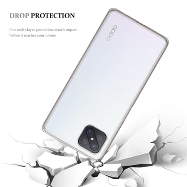 Oppo Reno4 Z Suojakuori Kotelo (Läpinäkyvä)
