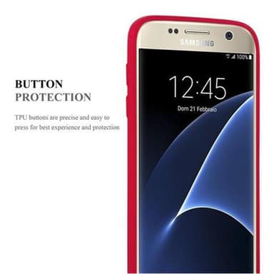 Suojakuori Samsung Galaxy S7 Kotelo (Punainen)