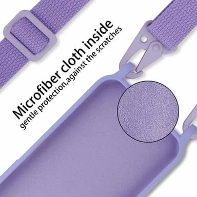 Suojakuori iPhone 12 MINI Kotelo Ketju (Violetti)