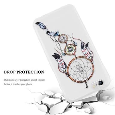 iPhone 6 / 6S Suojakuori Kuoret (Valkoinen)