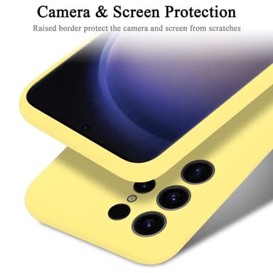 Samsung Galaxy S23 ULTRA Suojakuori Kotelo (Keltainen)