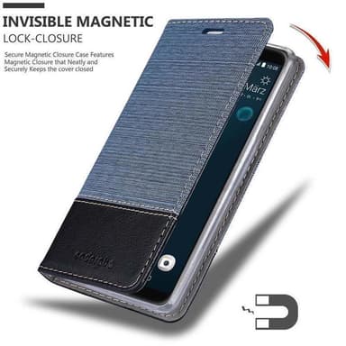 HTC Desire 12 PLUS Suojakuori Lompakkokotelo (Sininen)