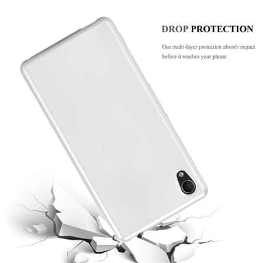Sony Xperia M4 AQUA Suojakuori Kotelo (Hopea)