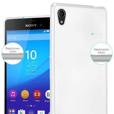Sony Xperia M4 AQUA Suojakuori Kotelo (Hopea)