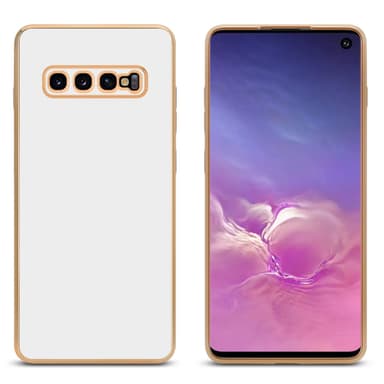 Samsung Galaxy S10 PLUS Suojakuori Cover (Valkoinen)