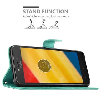 Motorola MOTO C PLUS Suojakuori Lompakkokotelo