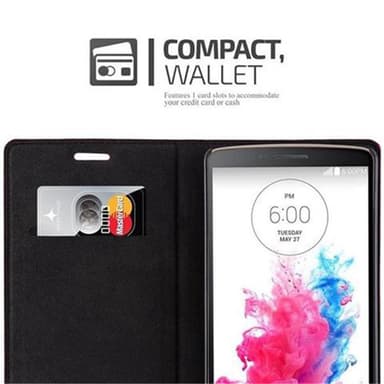 LG G3 Suojakuori Lompakkokotelo (Punainen)