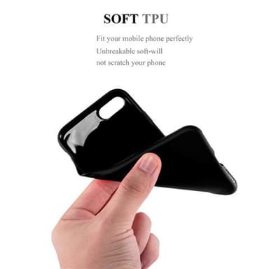 Suojakuori iPhone 7 / 7S / 8 / SE 2020 Kotelo (Musta)