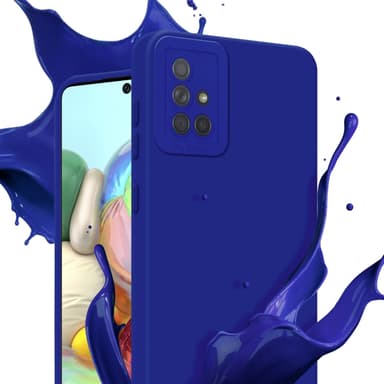 Samsung Galaxy A71 4G Suojakuori Kotelo (Sininen)
