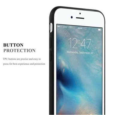 Suojakuori iPhone 7 / 7S / 8 / SE 2020 Kotelo (Musta)