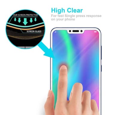 Honor 8C Suojakalvo Karkaistu lasi Näytönsuoja