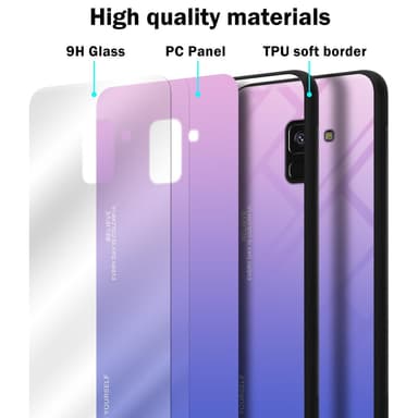 Suojakuori Samsung Galaxy A8 2018 Kotelo (Musta)