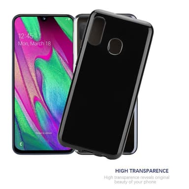 Samsung Galaxy A40 Suojakuori Kotelo (Musta)