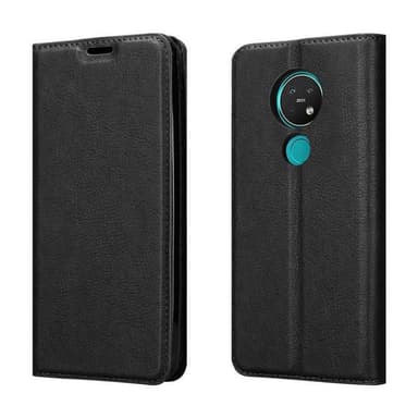 Nokia 7.2 Suojakuori Lompakkokotelo (Musta)