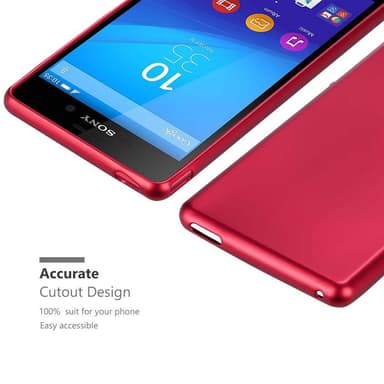 Sony Xperia M4 AQUA Suojakuori Kotelo (Punainen)
