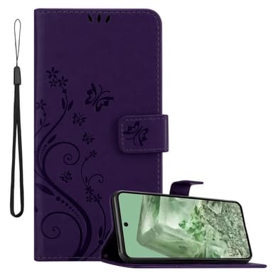 Google Pixel 8 Suojakuori Lompakkokotelo (Violetti)