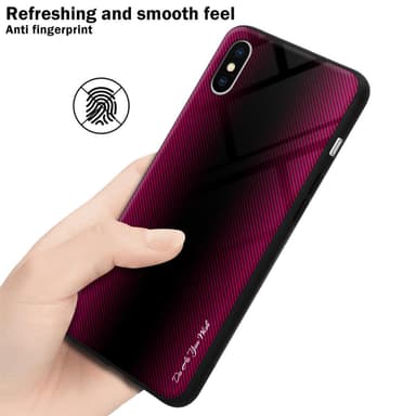 iPhone XS MAX Suojakuori Kotelo (Vaaleanpunainen)