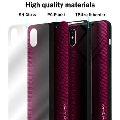 iPhone XS MAX Suojakuori Kotelo (Vaaleanpunainen)