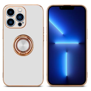 iPhone 13 PRO MAX Suojakuori Kotelo (Valkoinen)