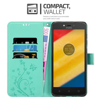 Motorola MOTO C PLUS Suojakuori Lompakkokotelo