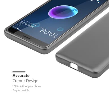 HTC Desire 12 Suojakuori Kotelo (harmaa)