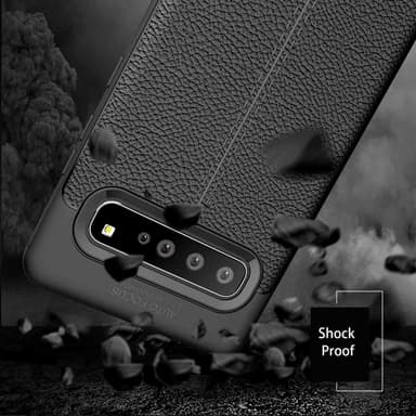 Samsung Galaxy S10 5G Suojakuori Cover (Musta)