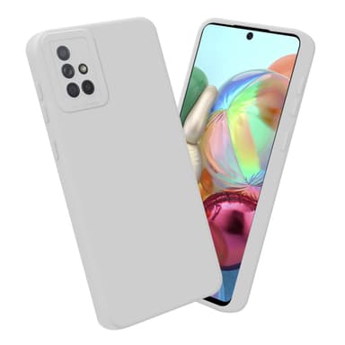 Samsung Galaxy A71 4G Suojakuori Kotelo (Valkoinen)