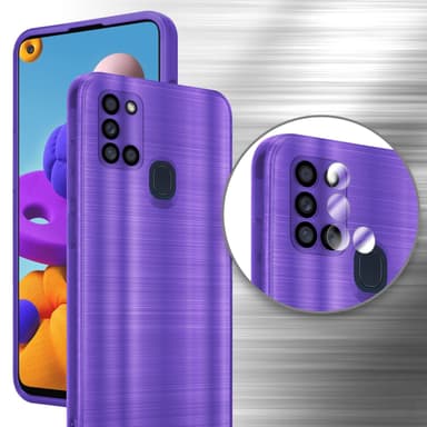 Suojakuori Samsung Galaxy A21s Kotelo (Violetti)