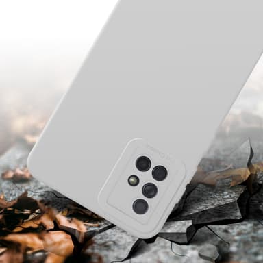 Samsung Galaxy A71 4G Suojakuori Kotelo (Valkoinen)