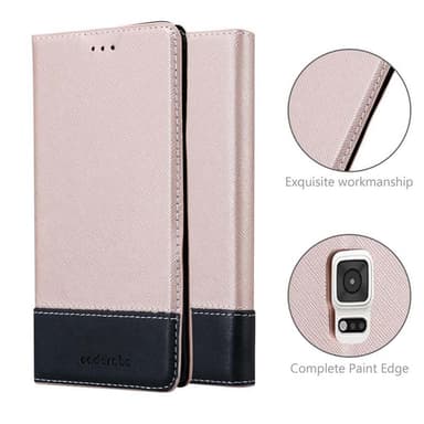 Samsung Galaxy NOTE EDGE Suojakuori (Vaaleanpunainen)
