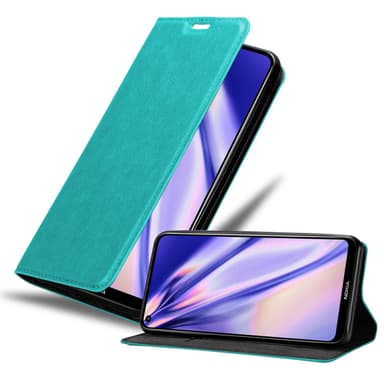 Nokia 5.4 Suojakuori Lompakkokotelo (Turkoosi)